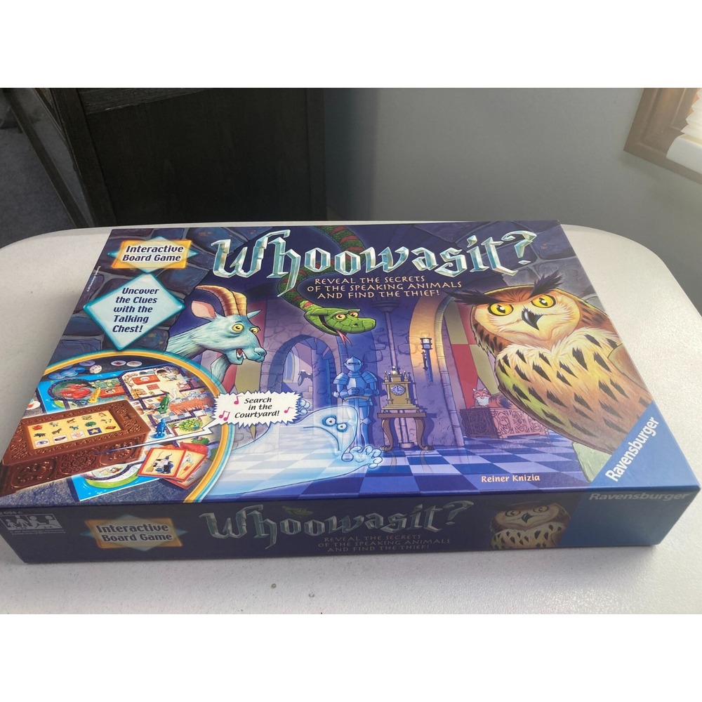 Whoowasit Board Game Ravensburger 2011 Family Friends Detective Complete Tested